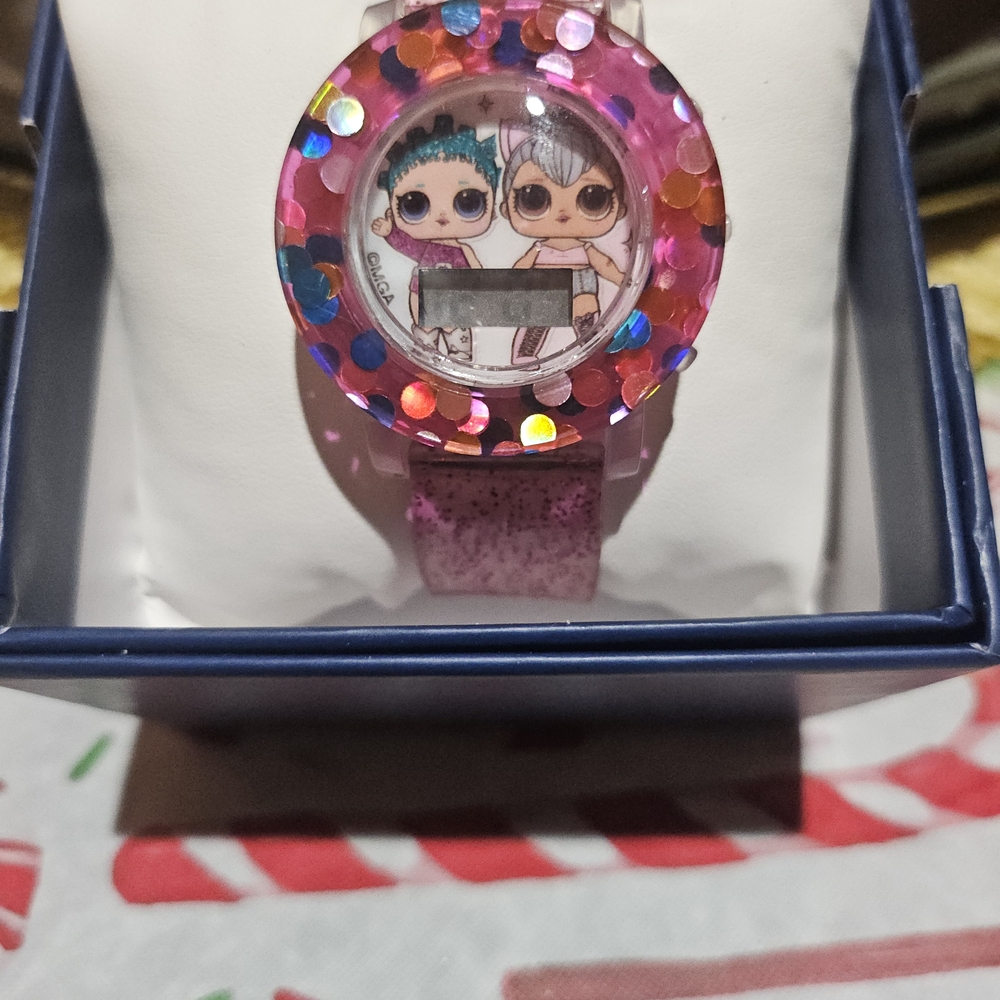 L.O.L. Surprise! Pink Glitter Kids Watch